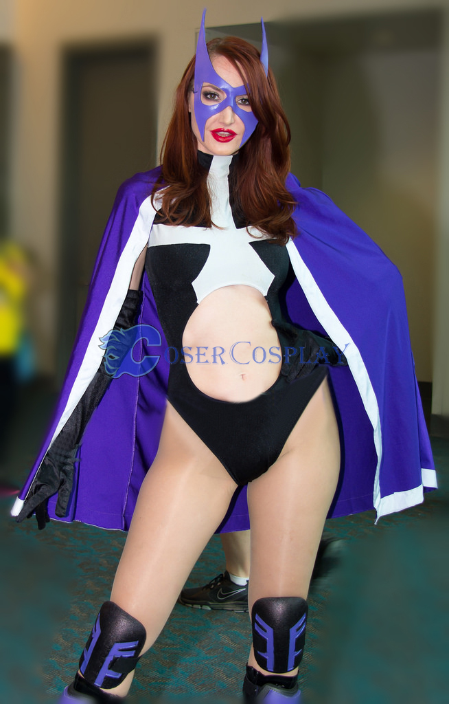 Batgirl Cosplay Costume Purple